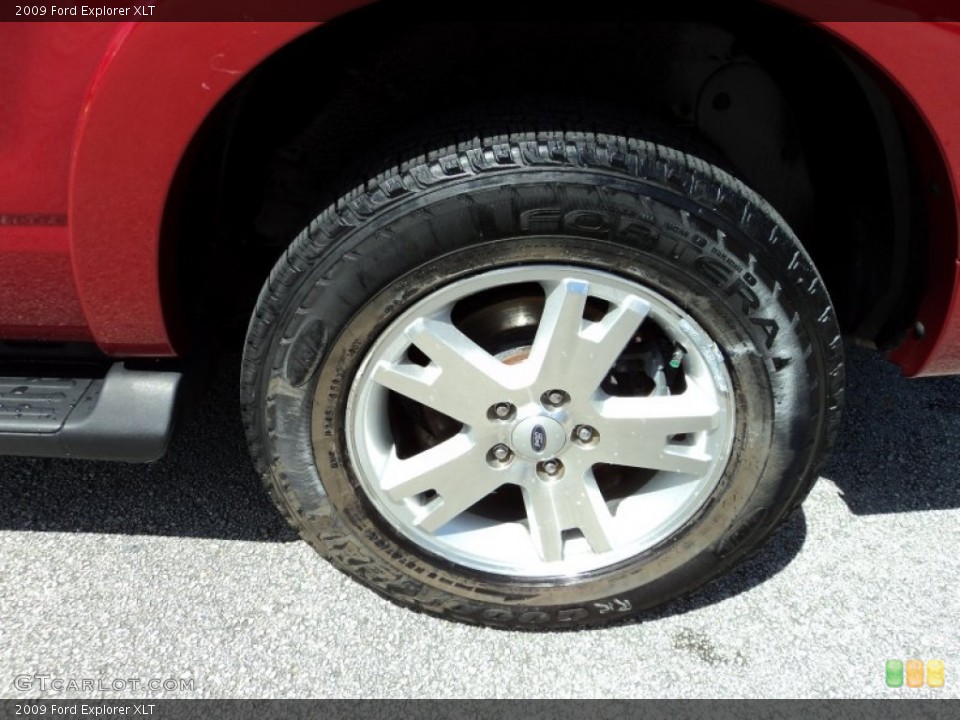 2009 Ford Explorer XLT Wheel and Tire Photo #80221567