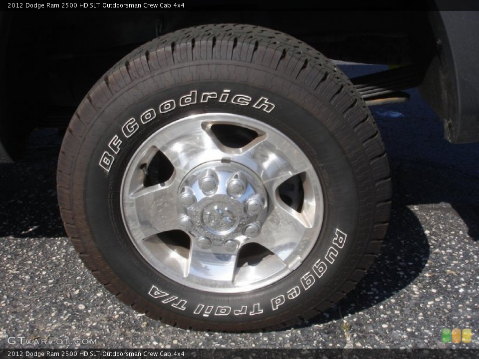 2012 Dodge Ram 2500 HD SLT Outdoorsman Crew Cab 4x4 Wheel and Tire Photo #80222188