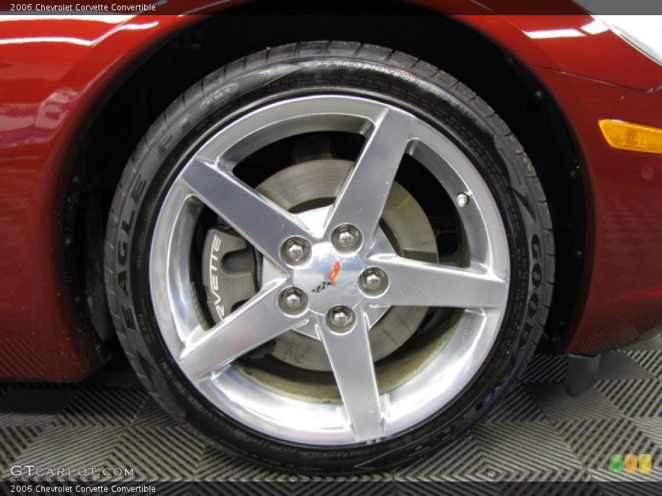 2006 Chevrolet Corvette Convertible Wheel and Tire Photo #80222962