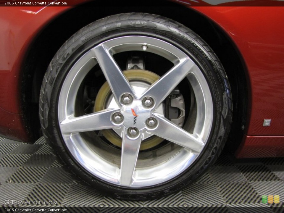 2006 Chevrolet Corvette Convertible Wheel and Tire Photo #80222974