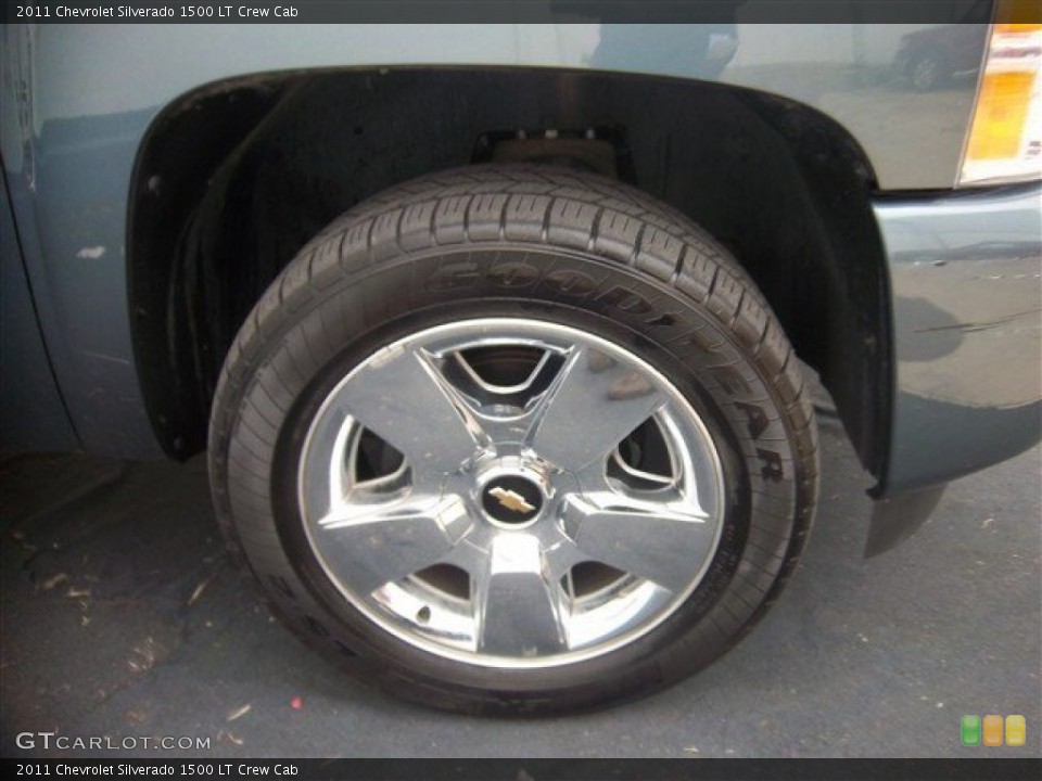 2011 Chevrolet Silverado 1500 LT Crew Cab Wheel and Tire Photo #80223532