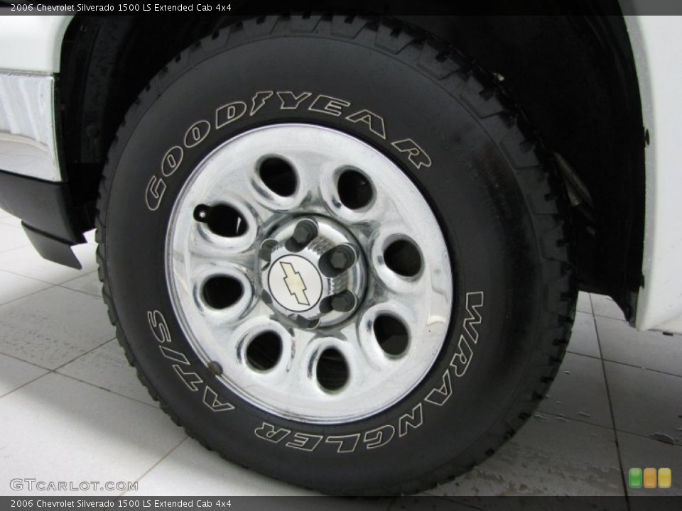 2006 Chevrolet Silverado 1500 LS Extended Cab 4x4 Wheel and Tire Photo #80223914