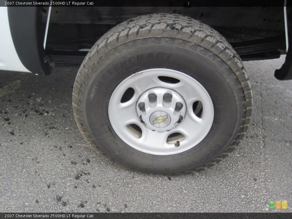2007 Chevrolet Silverado 2500HD LT Regular Cab Wheel and Tire Photo #80226384