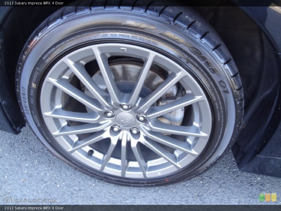 2013 Subaru Impreza WRX 4 Door Wheel and Tire Photo #80230717