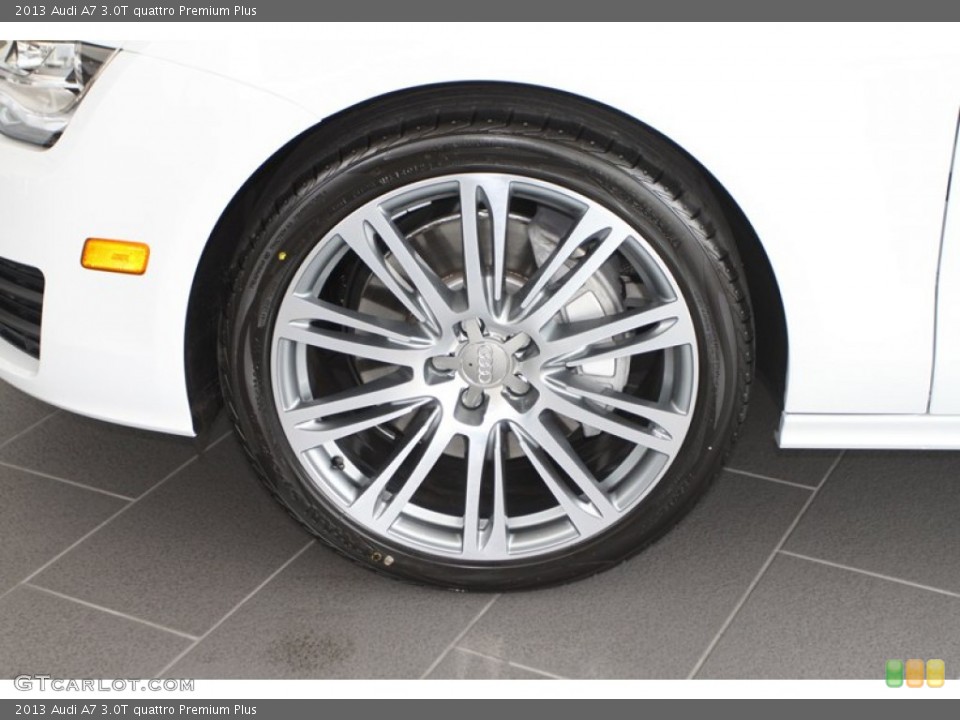 2013 Audi A7 3.0T quattro Premium Plus Wheel and Tire Photo #80255149