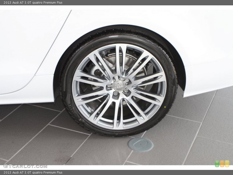 2013 Audi A7 3.0T quattro Premium Plus Wheel and Tire Photo #80255163