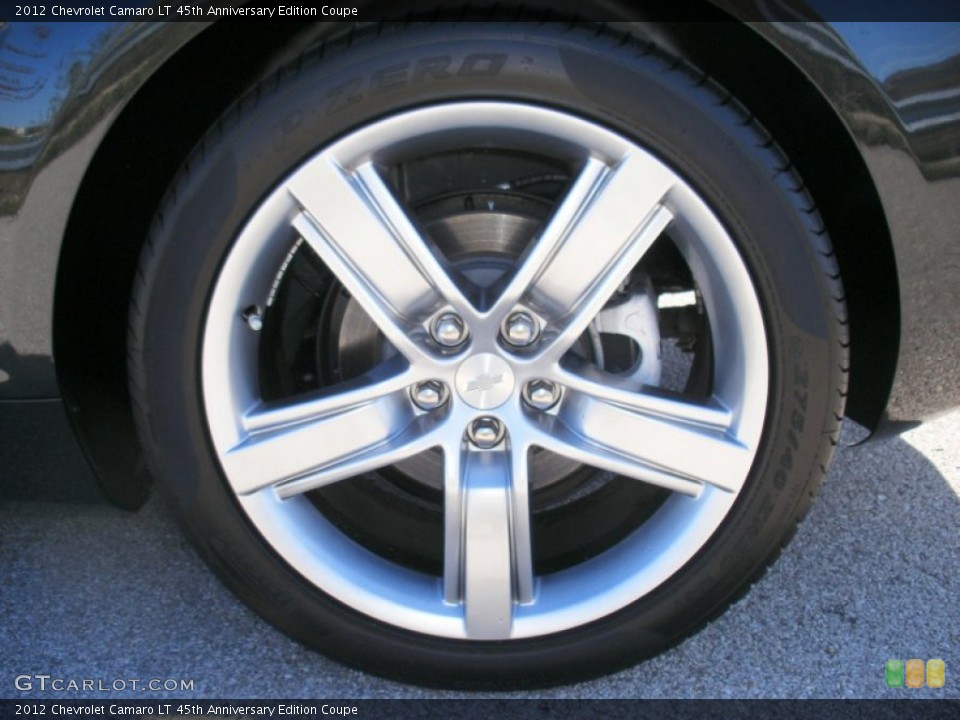 2012 Chevrolet Camaro LT 45th Anniversary Edition Coupe Wheel and Tire Photo #80255773