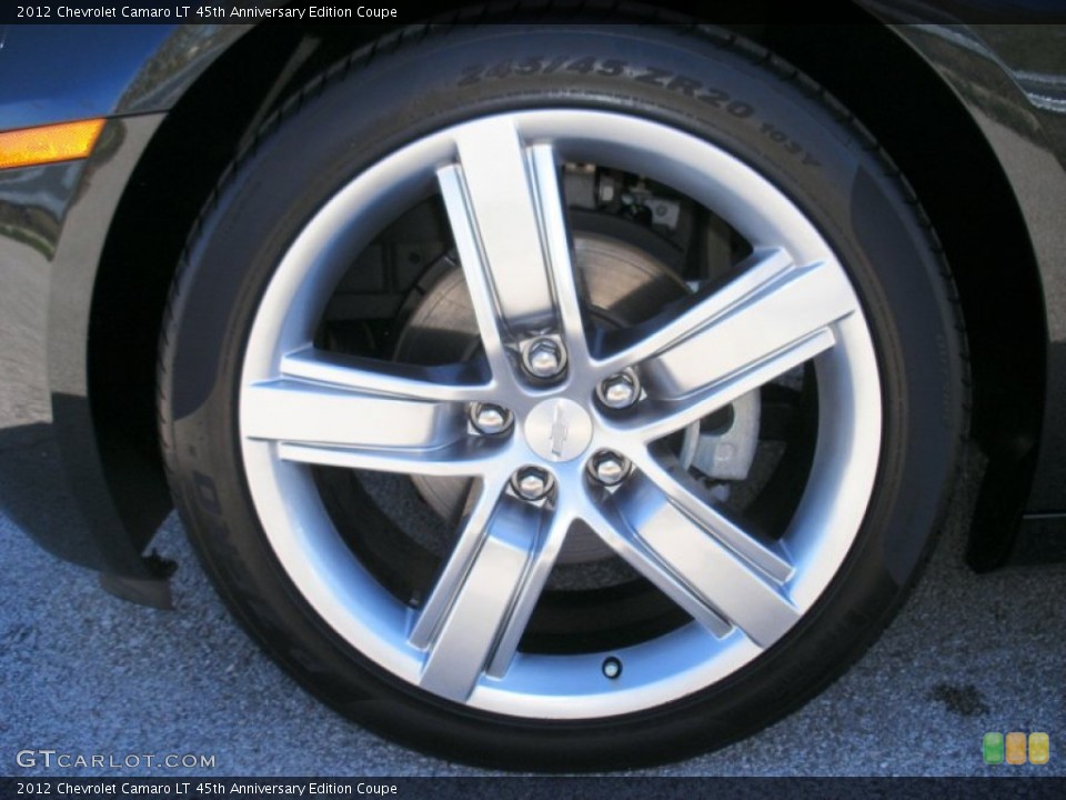 2012 Chevrolet Camaro LT 45th Anniversary Edition Coupe Wheel and Tire Photo #80255795