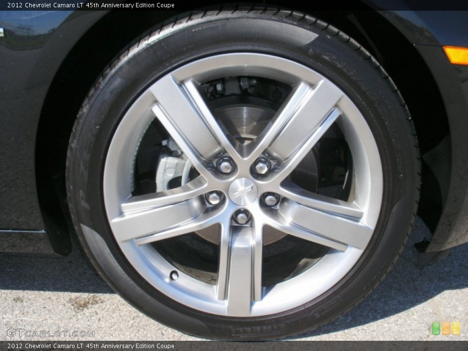 2012 Chevrolet Camaro LT 45th Anniversary Edition Coupe Wheel and Tire Photo #80255813