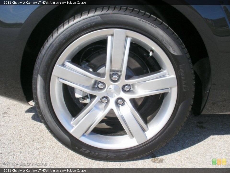 2012 Chevrolet Camaro LT 45th Anniversary Edition Coupe Wheel and Tire Photo #80255833