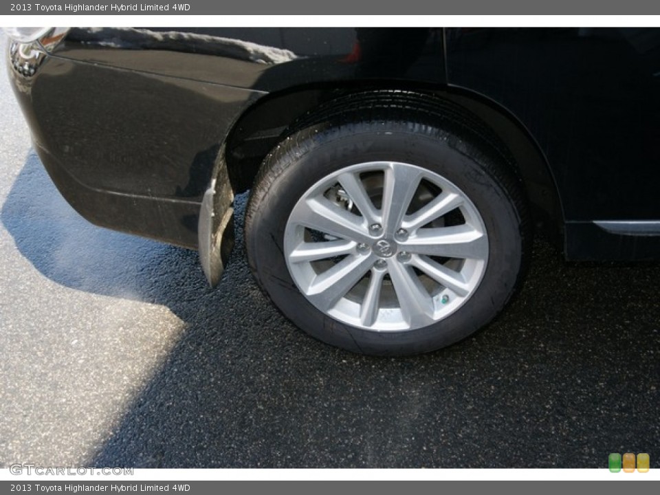 2013 Toyota Highlander Hybrid Limited 4WD Wheel and Tire Photo #80256389