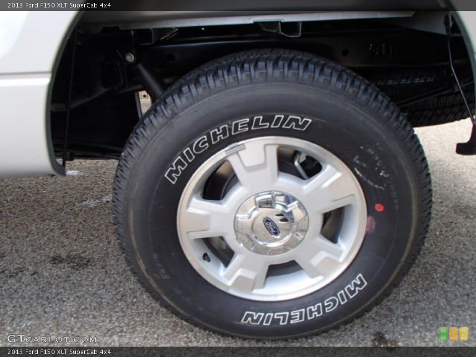 2013 Ford F150 XLT SuperCab 4x4 Wheel and Tire Photo #80264908