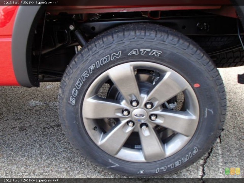 2013 Ford F150 FX4 SuperCrew 4x4 Wheel and Tire Photo #80265245