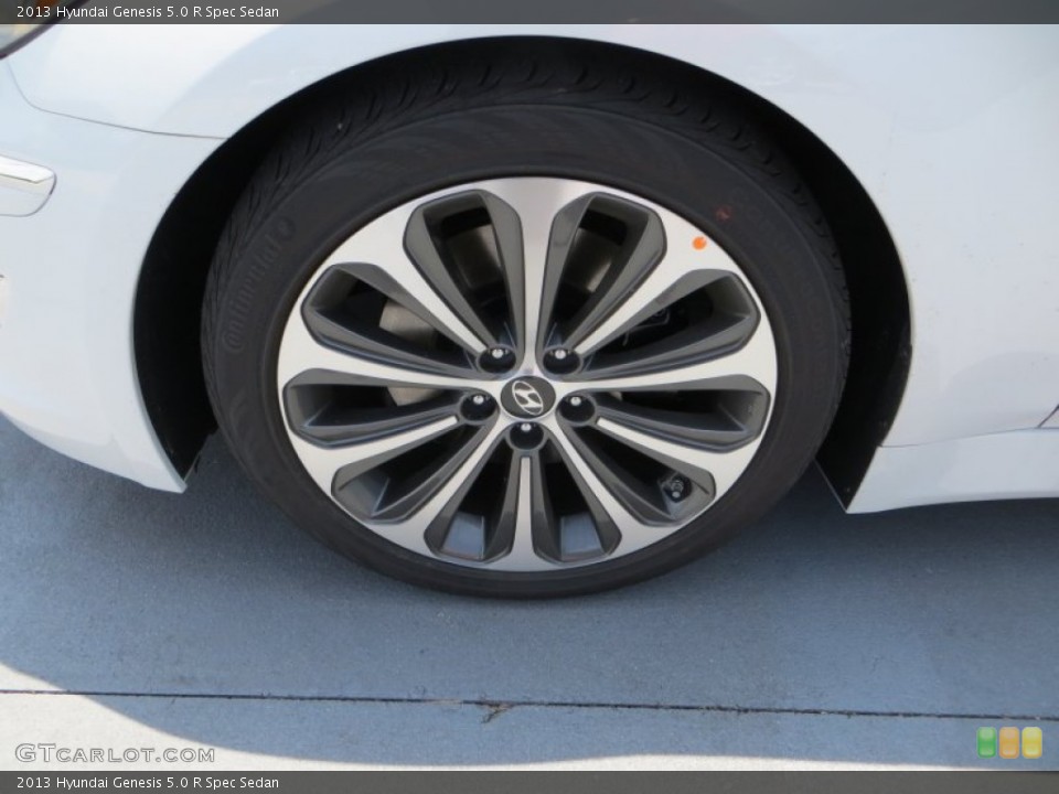 2013 Hyundai Genesis 5.0 R Spec Sedan Wheel and Tire Photo #80272538