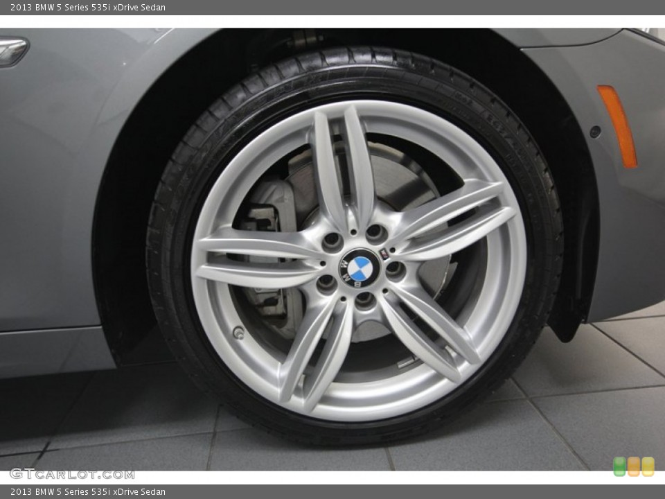 2013 BMW 5 Series 535i xDrive Sedan Wheel and Tire Photo #80272577