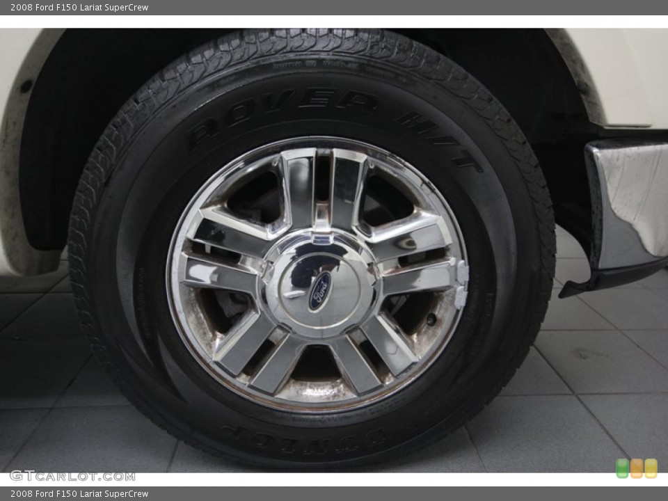 2008 Ford F150 Lariat SuperCrew Wheel and Tire Photo #80276014