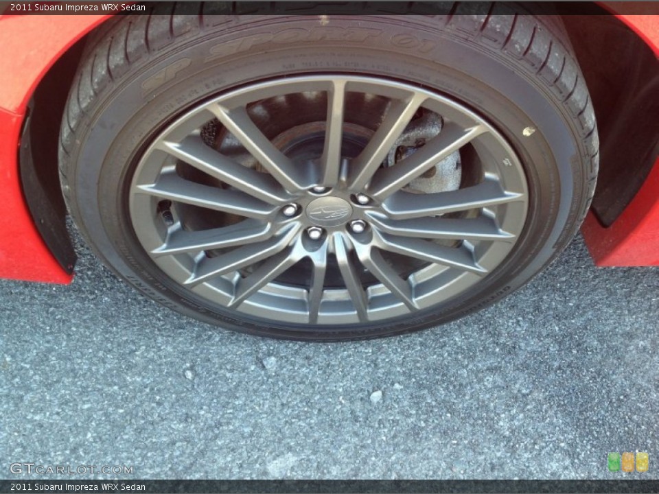 2011 Subaru Impreza WRX Sedan Wheel and Tire Photo #80277119