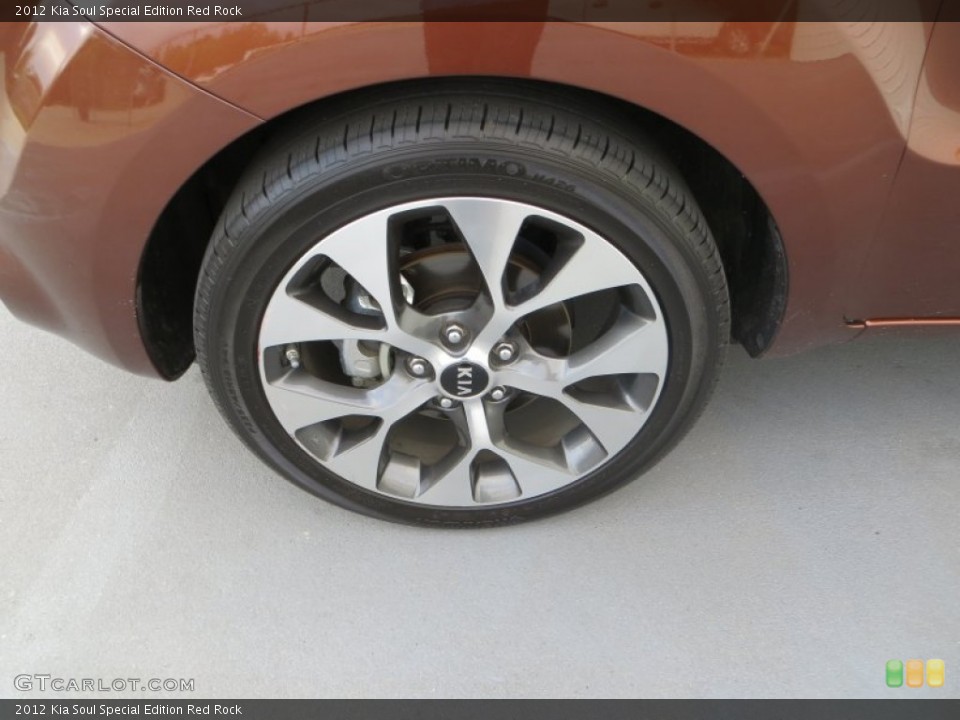 2012 Kia Soul Special Edition Red Rock Wheel and Tire Photo #80298836