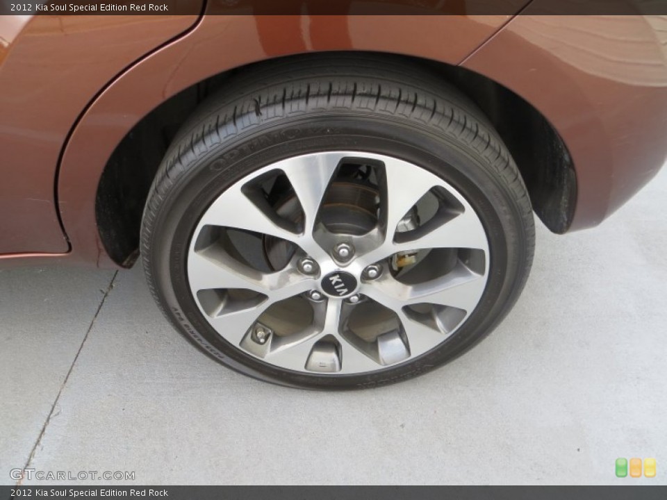 2012 Kia Soul Special Edition Red Rock Wheel and Tire Photo #80298857