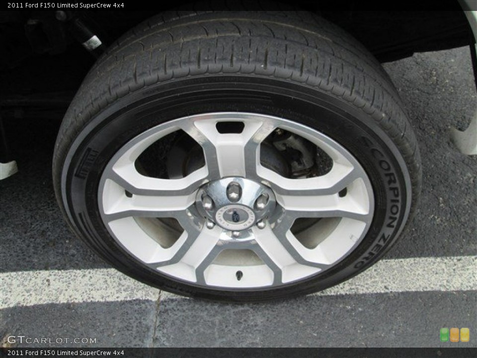 2011 Ford F150 Limited SuperCrew 4x4 Wheel and Tire Photo #80299758