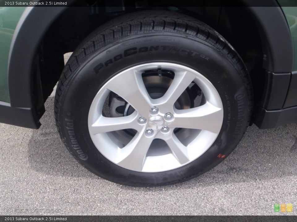 2013 Subaru Outback 2.5i Limited Wheel and Tire Photo #80302313
