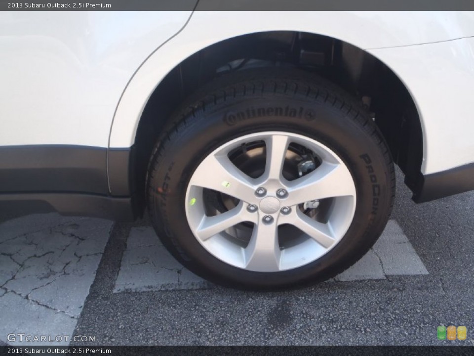 2013 Subaru Outback 2.5i Premium Wheel and Tire Photo #80304574