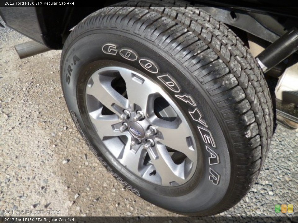 2013 Ford F150 STX Regular Cab 4x4 Wheel and Tire Photo #80304860