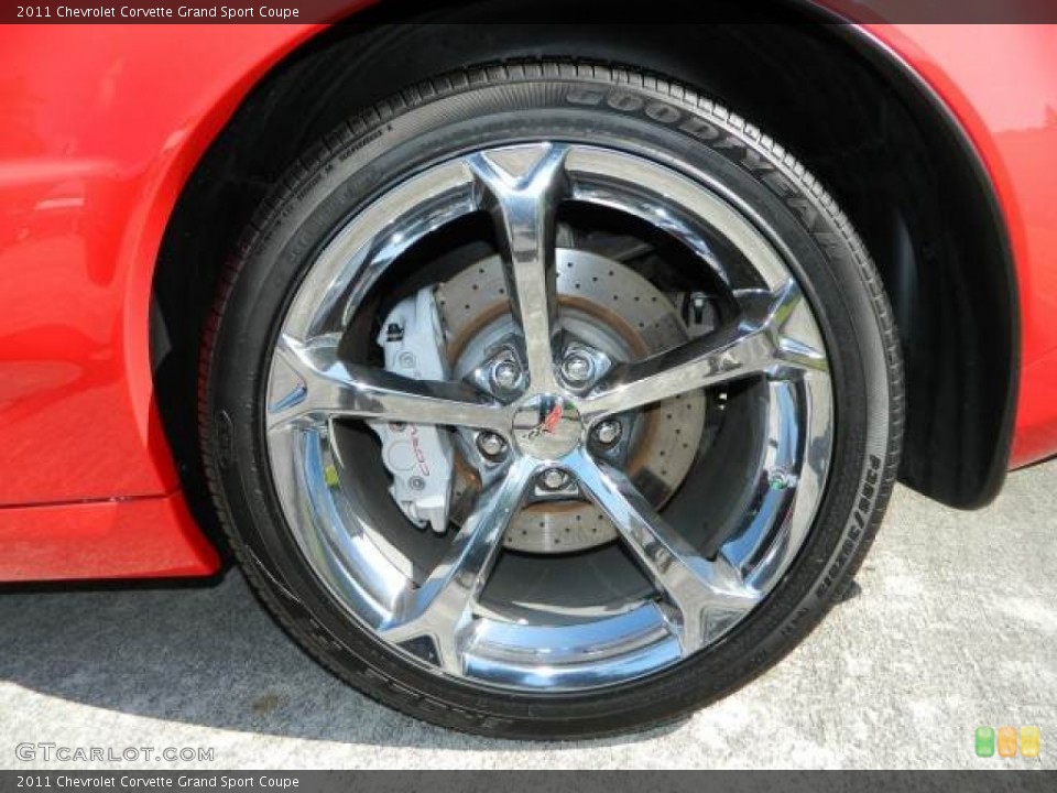 2011 Chevrolet Corvette Grand Sport Coupe Wheel and Tire Photo #80306318