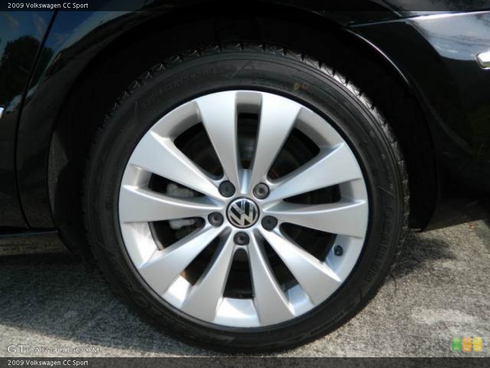 2009 Volkswagen CC Sport Wheel and Tire Photo #80306807