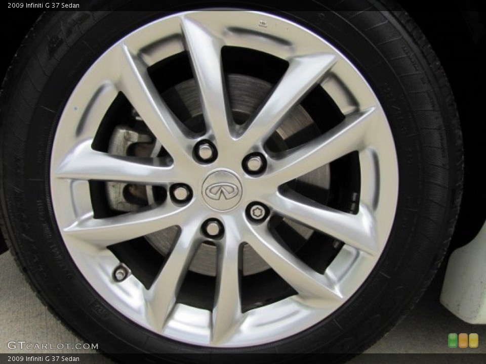 2009 Infiniti G 37 Sedan Wheel and Tire Photo #80307824