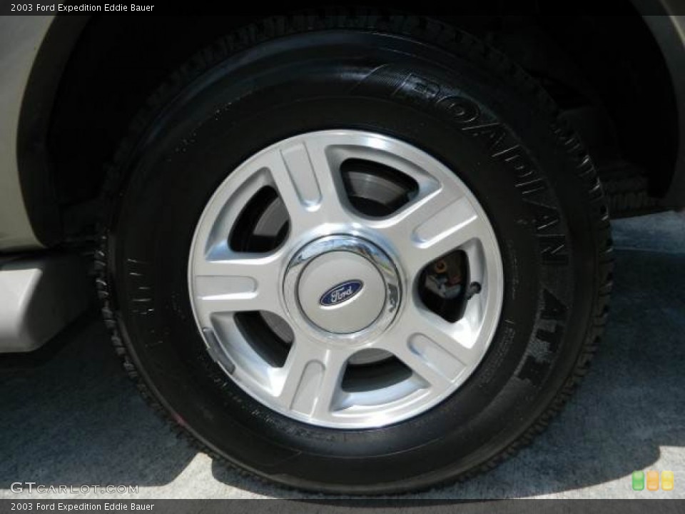 2003 Ford Expedition Eddie Bauer Wheel and Tire Photo #80309144