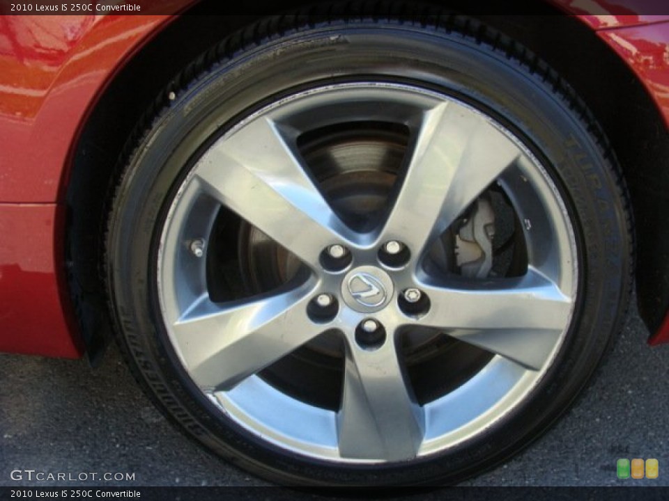 2010 Lexus IS 250C Convertible Wheel and Tire Photo #80310381