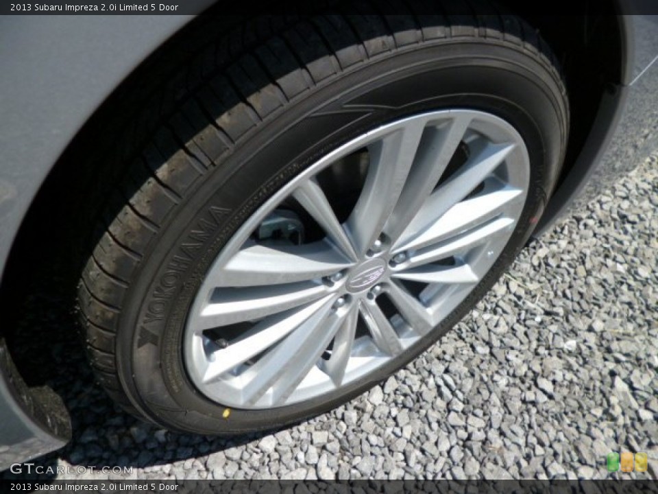 2013 Subaru Impreza 2.0i Limited 5 Door Wheel and Tire Photo #80315412