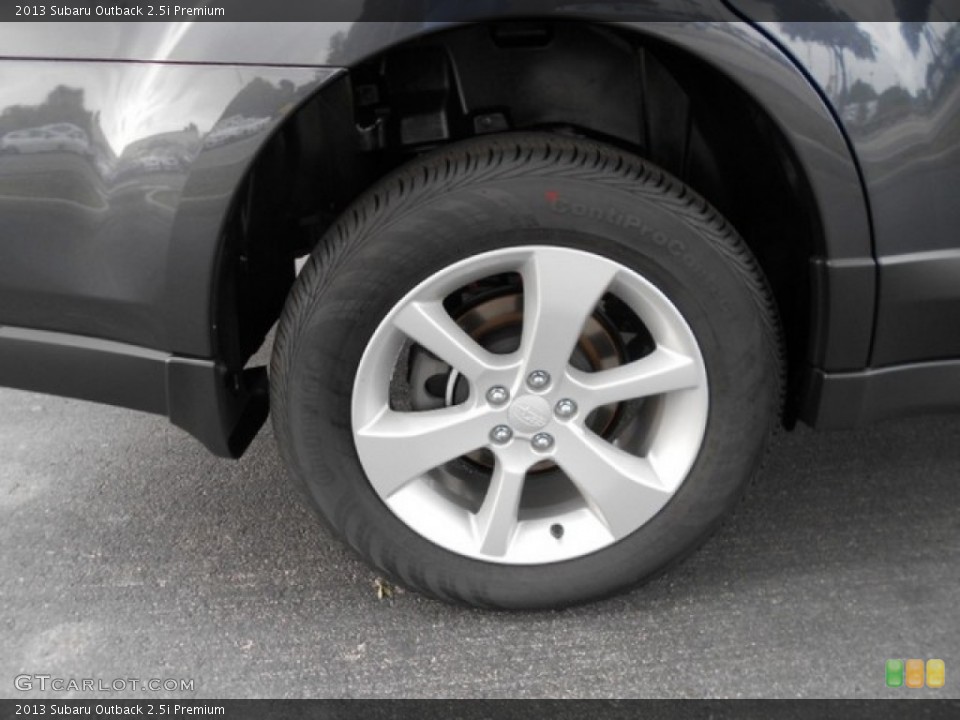 2013 Subaru Outback 2.5i Premium Wheel and Tire Photo #80315993