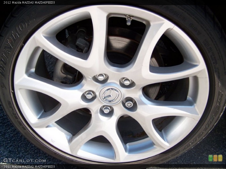 2012 Mazda MAZDA3 MAZDASPEED3 Wheel and Tire Photo #80316110