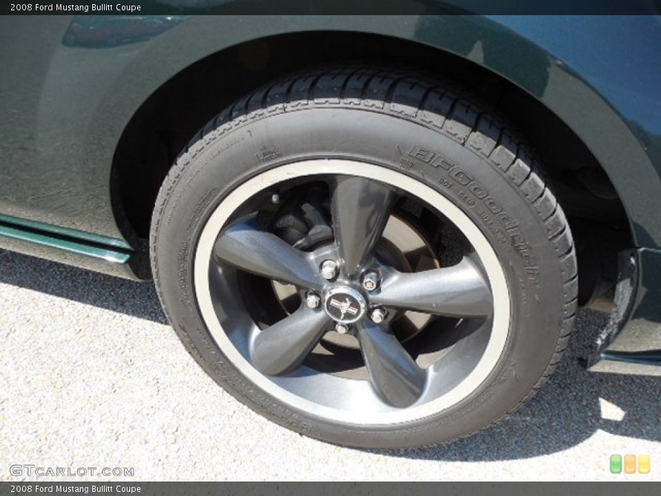 2008 Ford Mustang Bullitt Coupe Wheel and Tire Photo #80316417