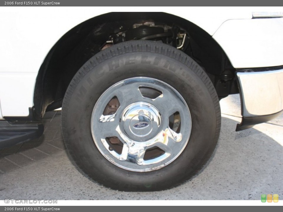 2006 Ford F150 XLT SuperCrew Wheel and Tire Photo #80320479
