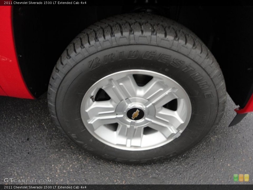 2011 Chevrolet Silverado 1500 LT Extended Cab 4x4 Wheel and Tire Photo #80326286