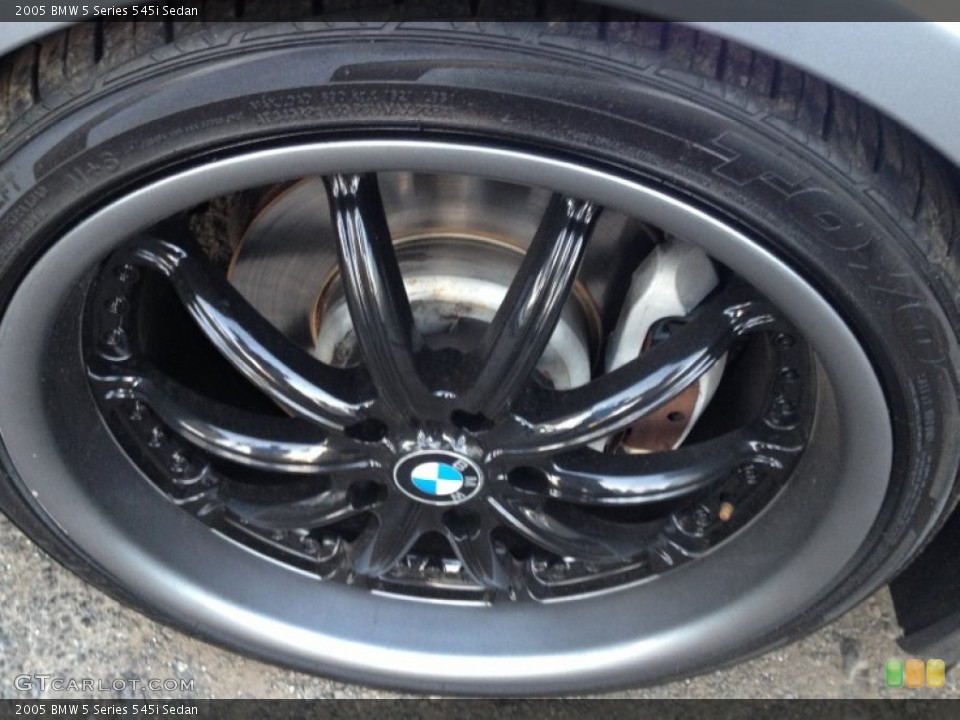 2005 BMW 5 Series Custom Wheel and Tire Photo #80328699