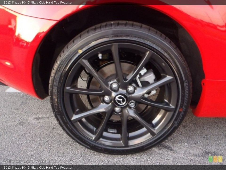 2013 Mazda MX-5 Miata Club Hard Top Roadster Wheel and Tire Photo #80329088