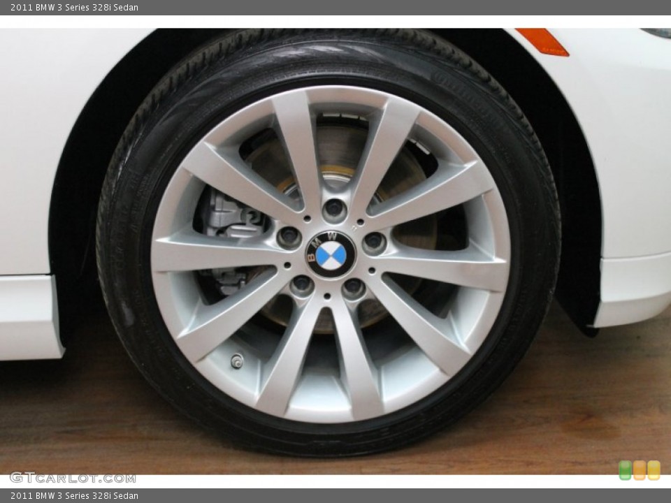 2011 BMW 3 Series 328i Sedan Wheel and Tire Photo #80329901