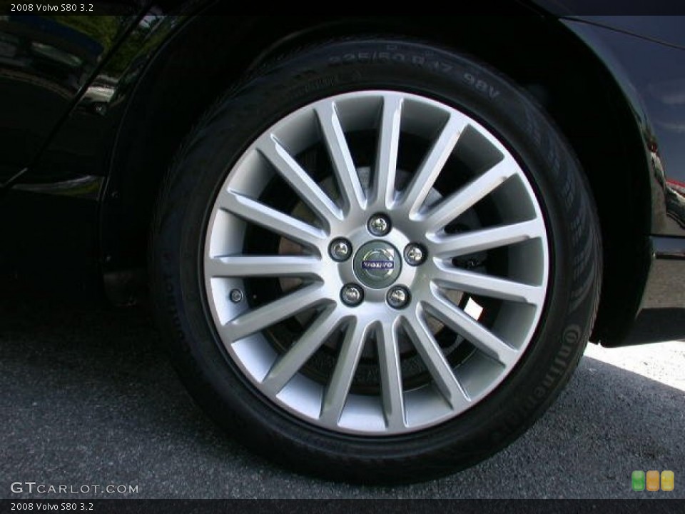 2008 Volvo S80 3.2 Wheel and Tire Photo #80331946