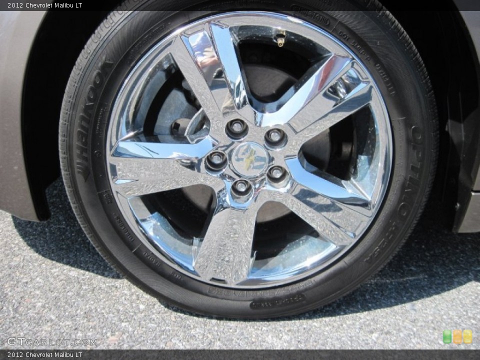 2012 Chevrolet Malibu LT Wheel and Tire Photo #80336012