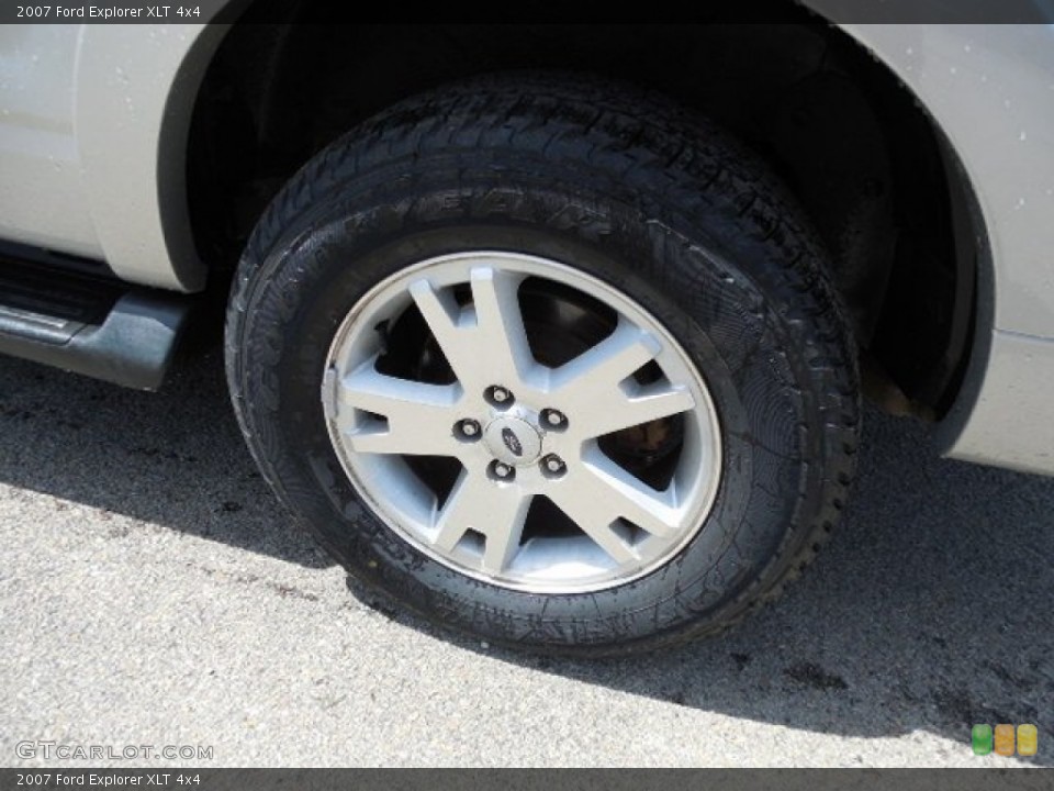 2007 Ford Explorer XLT 4x4 Wheel and Tire Photo #80337895