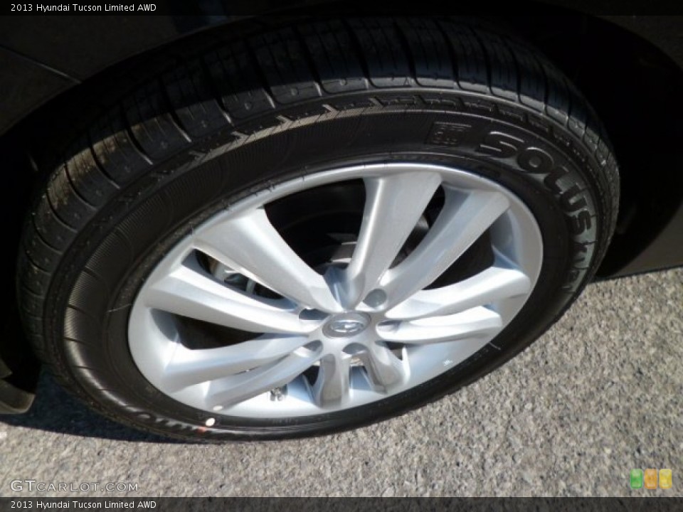 2013 Hyundai Tucson Limited AWD Wheel and Tire Photo #80340401