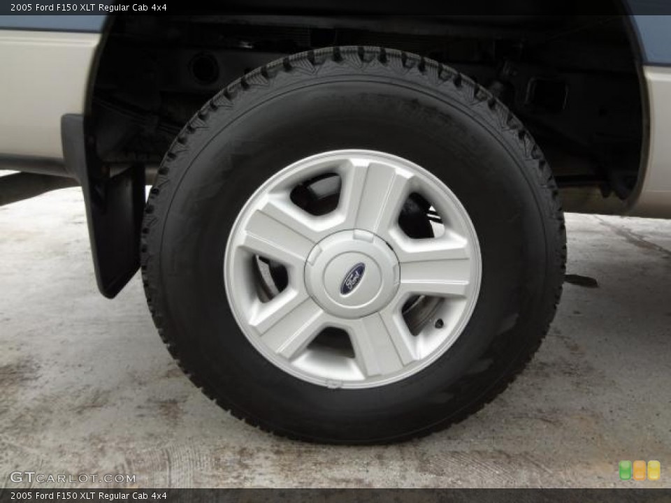 2005 Ford F150 XLT Regular Cab 4x4 Wheel and Tire Photo #80341826