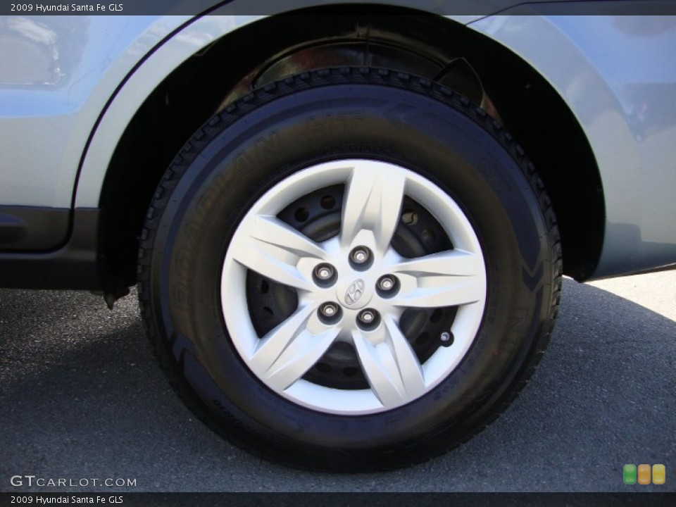 2009 Hyundai Santa Fe GLS Wheel and Tire Photo #80343971