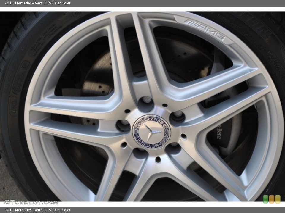 2011 Mercedes-Benz E 350 Cabriolet Wheel and Tire Photo #80347524