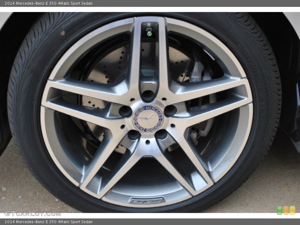 2014 Mercedes-Benz E 350 4Matic Sport Sedan Wheel and Tire Photo #80348034