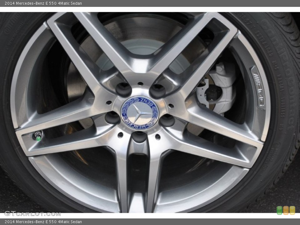 2014 Mercedes-Benz E 550 4Matic Sedan Wheel and Tire Photo #80348095